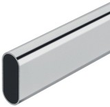 Šatní tyč, OVA 30x15 mm, ocel, svařovaná