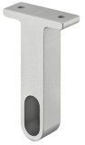 Shora montovaná podpěra šatní tyče, Hliník, pro šatní tyč OVA 30 x 14 mm