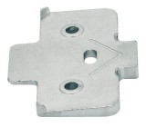 Šikmý klín, -5°, 6 mm, Clip/Clip Top, pro podložení u rohových aplikací