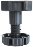 Soklová noha plast čern.k přišr.150mm