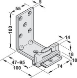Spodní vedení, Hawa Confort 160, 1dílné, s dlouhou vodicí konzolí