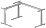 Stolové podnoží, Häfele Officys TE601 Work Classic, krátké rohové řešení, elektricky nastavitelné, zdvih 650 mm