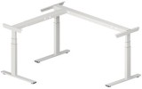 Stolové podnoží, Häfele Officys TE601 Work Classic, krátké rohové řešení, elektricky nastavitelné, zdvih 650 mm