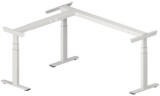 Stolové podnoží, Häfele Officys TE601 Work Classic, rohové řešení, elektricky nastavitelné, zdvih 650 mm