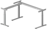 Stolové podnoží, Häfele Officys TE601 Work Classic, rohové řešení, elektricky nastavitelné, zdvih 650 mm