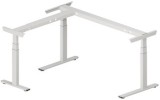 Stolové podnoží, Häfele Officys TE601 Work Classic, rohové řešení, elektricky nastavitelné, zdvih 650 mm
