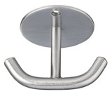 Stropní háček, Nerez, se 2 háčky, montáž na strop, Häfele Déco