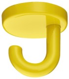 Stropní háček, se 1 háčky, montáž na strop, polyamid