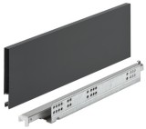 Systém zásuvkových výsuvů s bočnicí, Häfele Matrix Box Slim A Synchro, výška bočnice zásuvky 128 mm