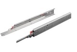 Výsuv z nerezové oceli, Plnovýsuv, nosnost do 70 kg, povrchová montáž