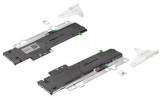 Výsuvná jednotka Push-to-Open Soft-Close, pro systém zásuvkových výsuvů s bočnicí Häfele Matrix Box P Plus