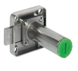 Zámek se závorou k přišroubování, Häfele Symo EC, backset 25 mm, vysunutí závory 8 mm, s délkou těla vložky od 22 mm do 45 mm