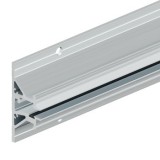 Závěsný profil, vodorovné, pro konzole nebo tvrzené bezpečnostní sklo (ESG) 6 mm, bez napájecího profilu