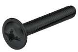 Závitový šroub, Plochá hlava, kombinovaná křížová drážka M4, hlava ⌀ 10 mm, pozink
